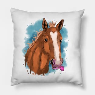 Cute foal Pillow