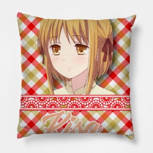 pequeña niña rubia Pillow