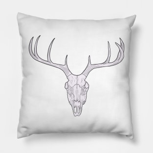 Deer skull Pillow