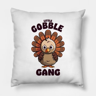 Little Gobble Gang – Turkey Squad Crew Team Pillow