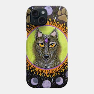 Wolf Moon Rising Phone Case