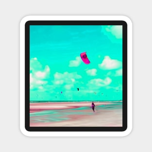 Lonely Kite Beach No. 2 Magnet