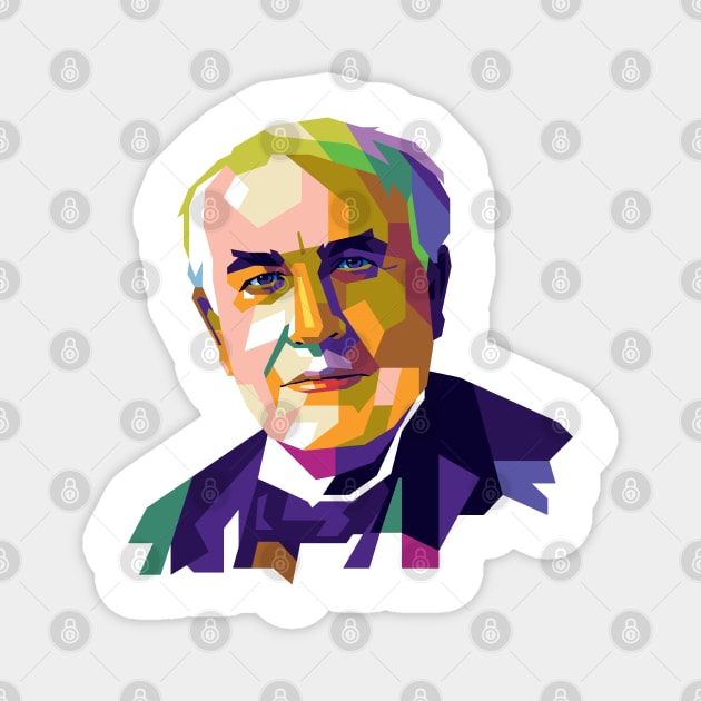 Thomas Edison Magnet by ifatin