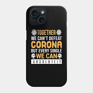 Corona T - Shirt Design Phone Case