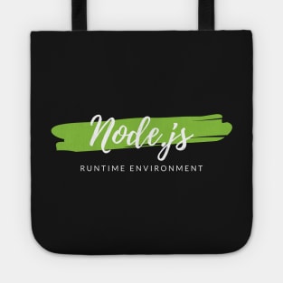 Node.js Runtime Environment Paint Smear Tote