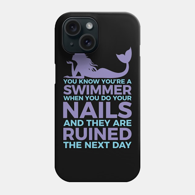 Swimmers nails ruined fun design. Phone Case by SzarlottaDesigns