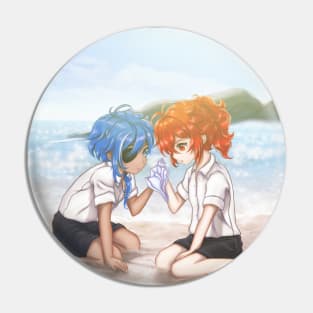 Kaeya and Diluc as kids - Genshin Impact Pin