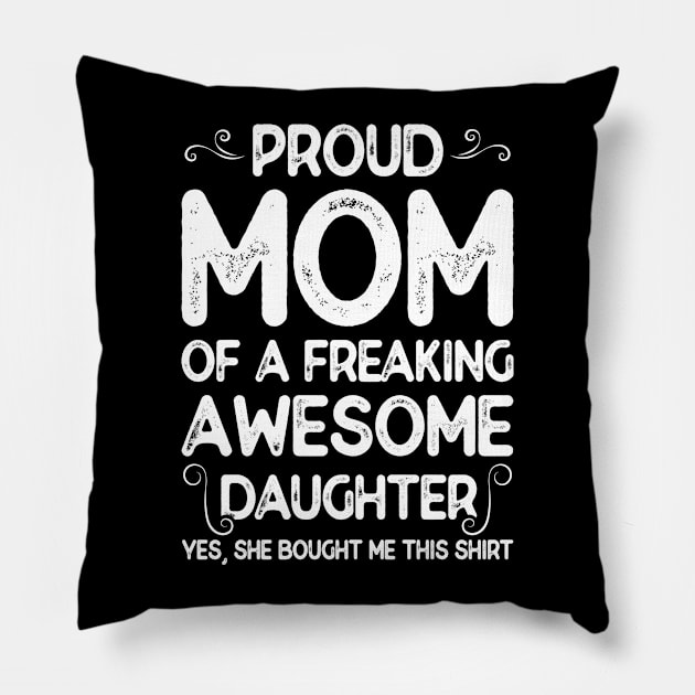 Funny Mother Daughter Shirt Pillow by PixelArt