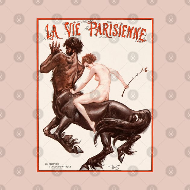 Cover of La Vie Parisienne: Bacchante riding a Centaur by UndiscoveredWonders