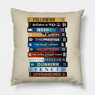 Christopher Nolan Cassete Movie Retro Pillow