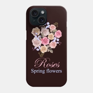 Roses-Beautiful Vintage Roses Phone Case