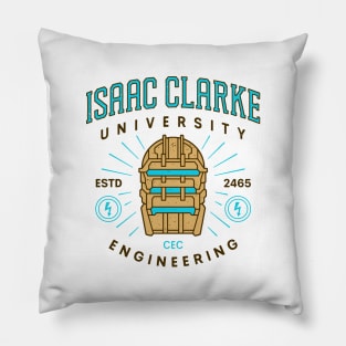 Isaac Clarke University Crest Pillow