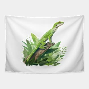 Green Anole Tapestry