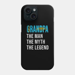 Grand Father Kazakhstani Grandpa The Man The Myth The Legend - Gift for Kazakhstani Dad With Roots From  Kazakhstan Phone Case