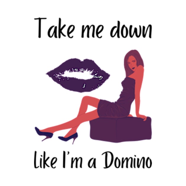 Take Me Down Like I'am a Domino by Akbar Rosidianto shop