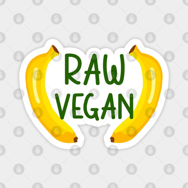 Raw Vegan Magnet by ilustraLiza