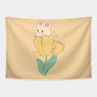 Flower Bun | Yellow Tapestry