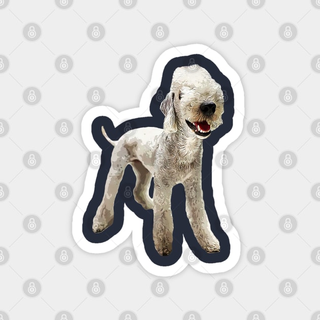 Bedlington Terrier Magnet by ElegantCat