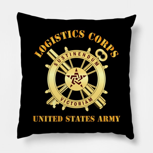 Logistics Corps - Branch Insignia - US Army Pillow by twix123844