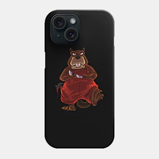 Monster animals - Horror knife beaver Phone Case