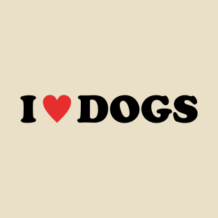 I love dogs T-Shirt