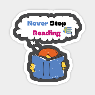 Never Stop Reading Magnet