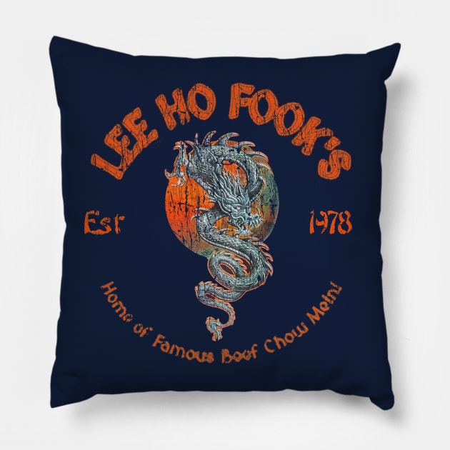 Lee Ho Fook's Chinese Restaurant Pillow by nasaRa