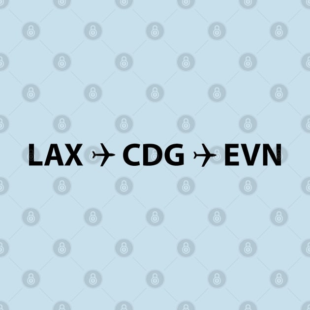 LAX-CDG-EVN by armeniapedia