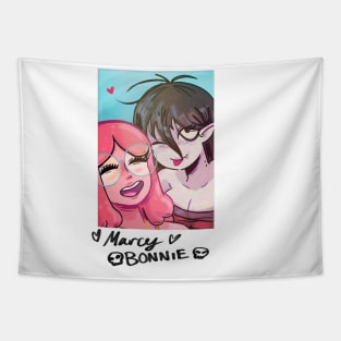 Bubblegum and Marceline Polaroid Tapestry