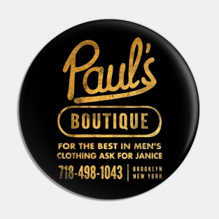 Beastie Paul's GOld Pin