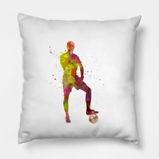 Sports referee in watercolor Pillow