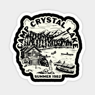 Camp Crystal Lake Summer '82 (on dark) Magnet