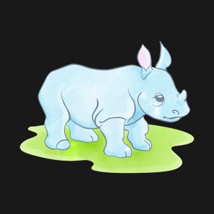 Baby Blue Rhino T-Shirt