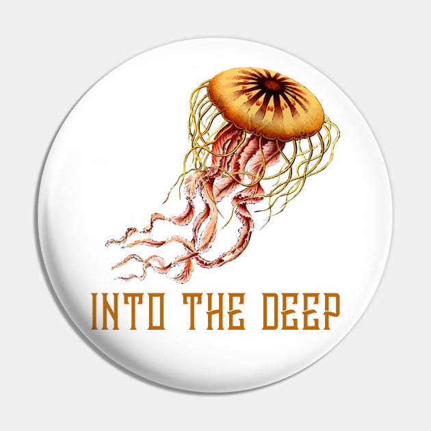 Into The Deep Jellyfish Pin by shipwrecked2020