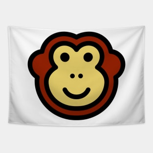 Cute Little Monkey Ape Tan Tapestry