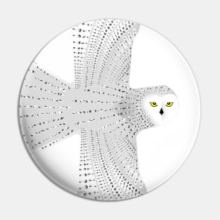 Snowy owl Pin