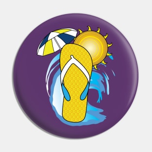 Summer Time Flip Flops Pin