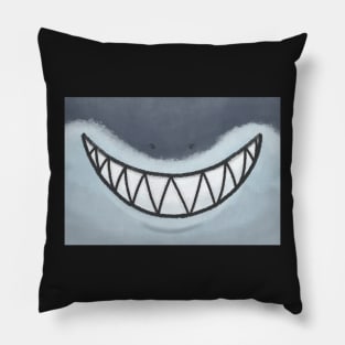 Great White Shark Smile Mask! Pillow