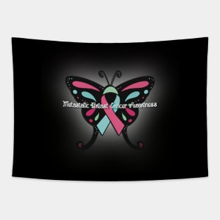 Metastatic Breast Cancer Butterfly by Kendall Tapestry