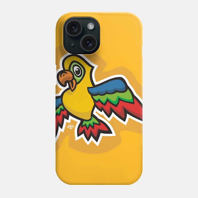 Little Parrot Phone Case by MBK