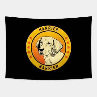 Harrier Dog Portrait Tapestry