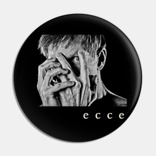 "Ecce" Open Your Eyes! Horror Icon Bill Oberst Jr. Licensed Merch: Social Awareness/Empathy Pin