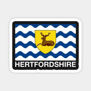 Hertfordshire County Flag - England Magnet