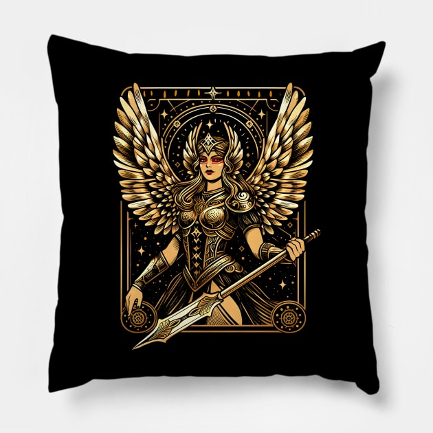 Tarot Valkyrie Pillow by albertocubatas