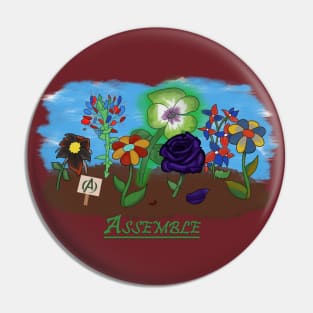 Flowers Assemble Pin