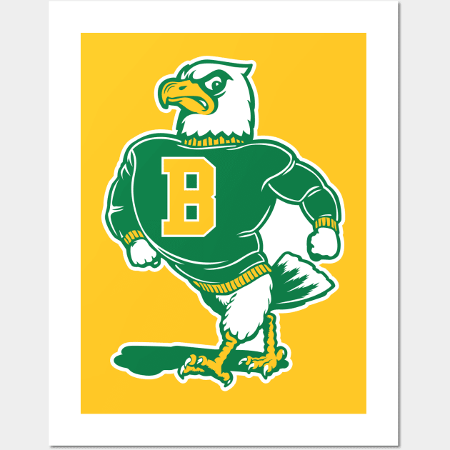 SUNY Brockport Golden Eagles 10 x Retro Team Sign