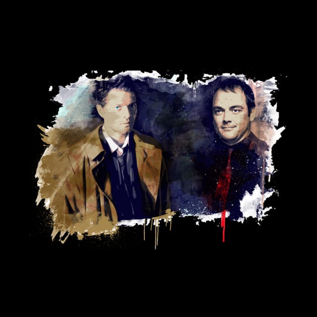 Cas & Crowley by Beanzomatic