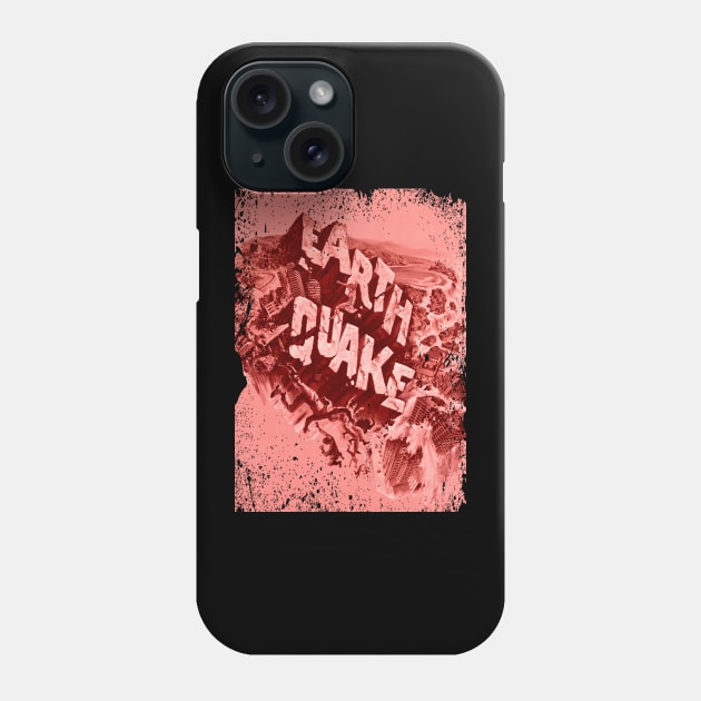 Surviving the Shaking Earth Earthquakes Movie Tribute Phone Case by GodeleineBesnard