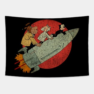 Felix The Cat To The Moon Tapestry