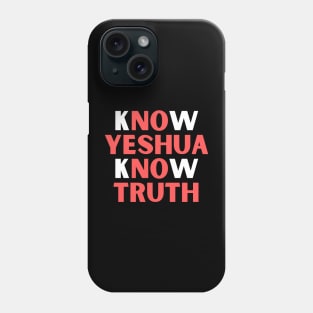 Yeshua Christian Faith Hebrew Name for Jesus Religious Phone Case